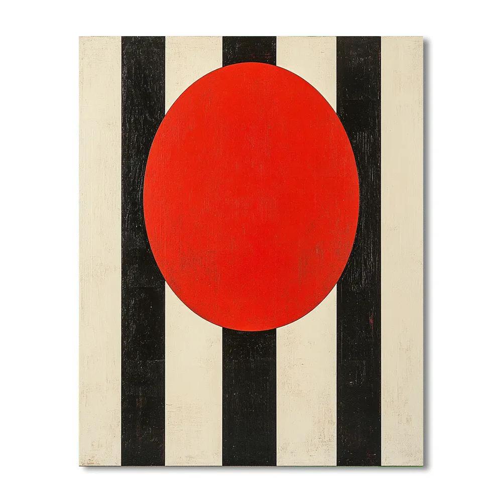 Kazimir Malevich Inspired Suprematist Orbit paint by number