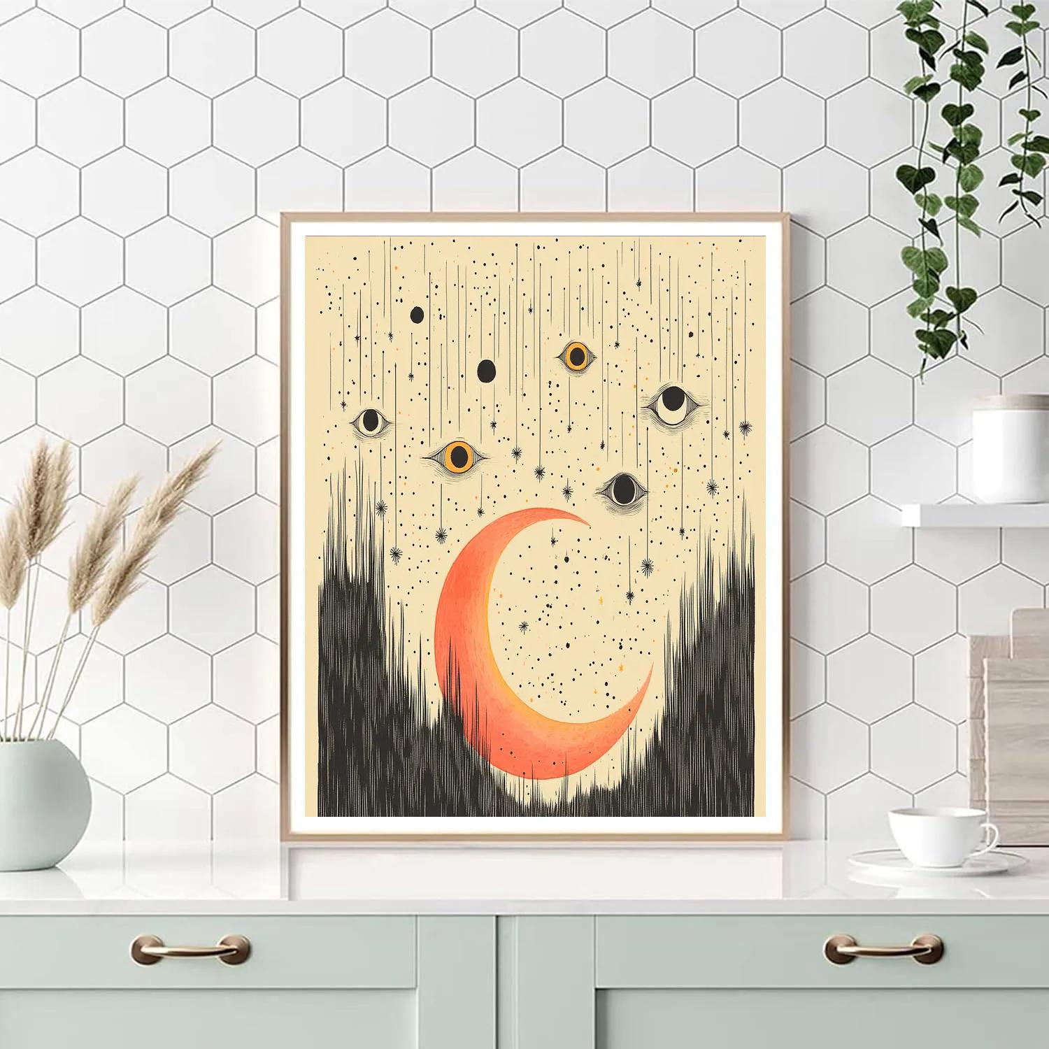 Joan Miró Inspired Cosmic Lullaby painting number kit