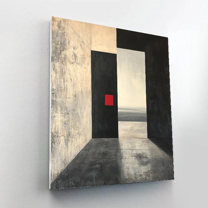 Kazimir Malevich Inspired Void Composition Number painting