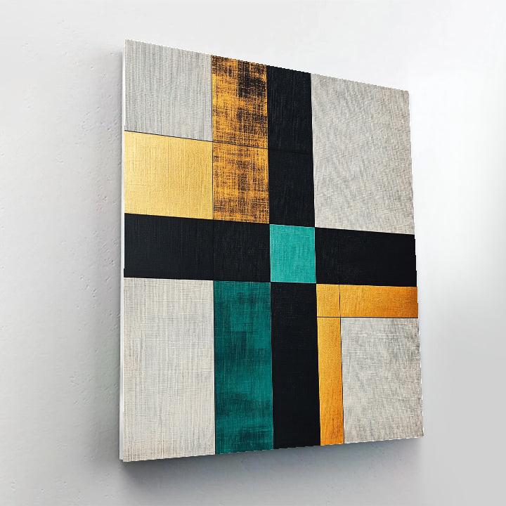 Kazimir Malevich Inspired Radiant Cross Paint by numbers kits