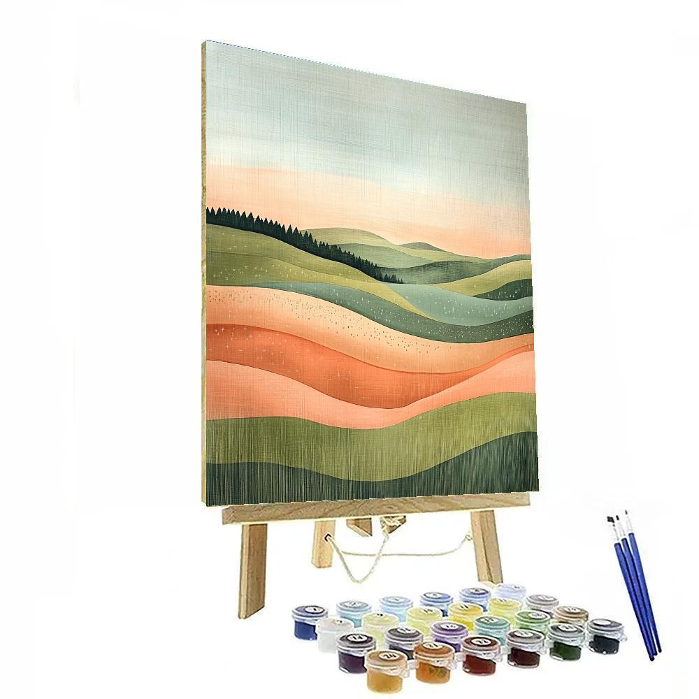 Paul Klee Inspired Whispering Plains Numbered painting kits