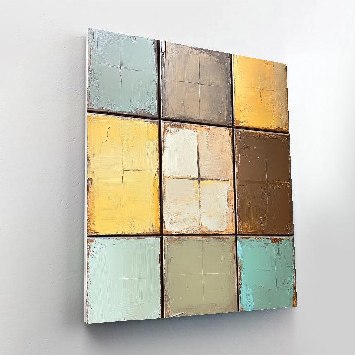 Paul Klee Inspired Celestial Ledger paint by color