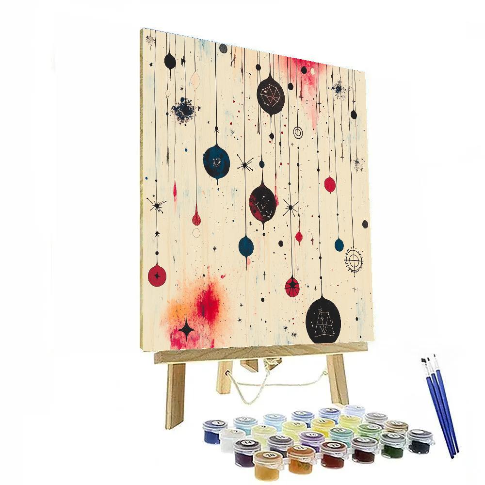Joan Miró Inspired Orbital Garden Of Signs painting number kit