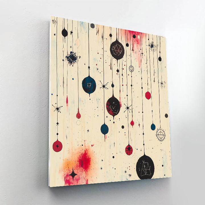 Joan Miró Inspired Orbital Garden Of Signs painting number kit