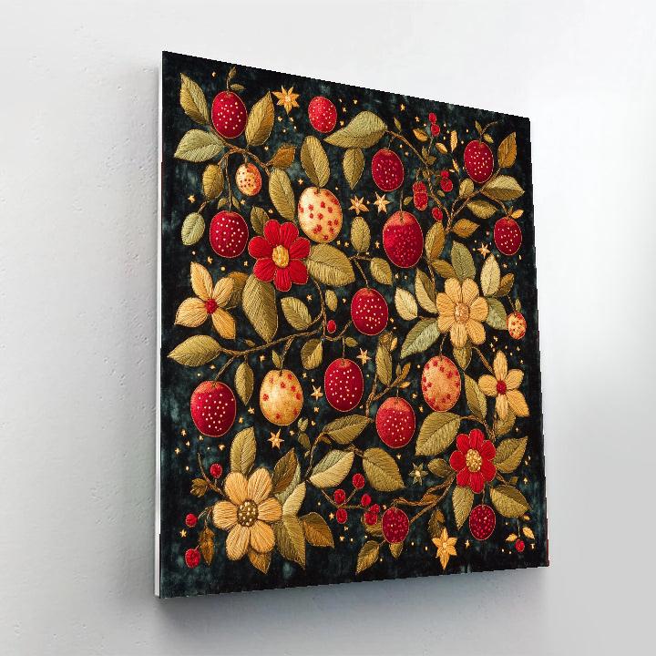 Frida Kahlo Inspired Embroidered Galaxy Orchard Painting by numbers kit