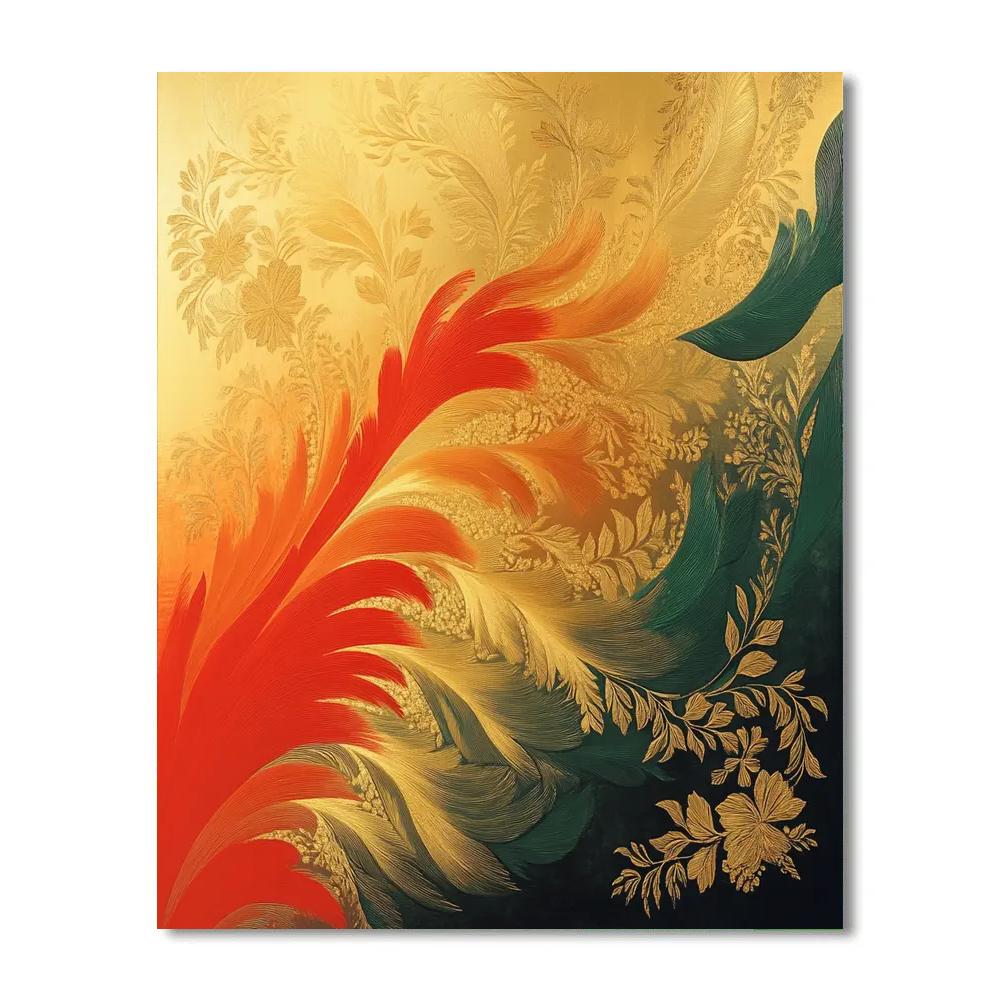 Frida Kahlo Inspired Ancestral Quetzal Breeze DIY paint by numbers