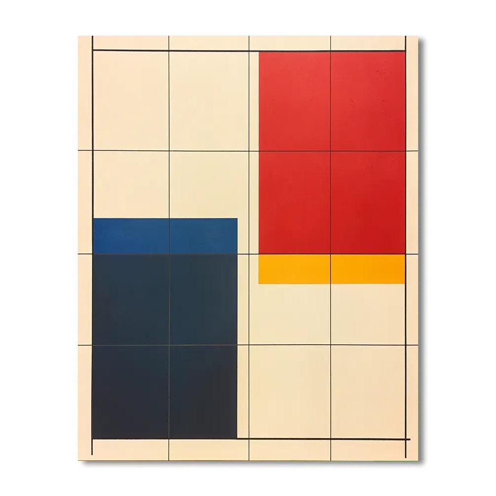 Kazimir Malevich Inspired Silent Geometry Painting by numbers kit
