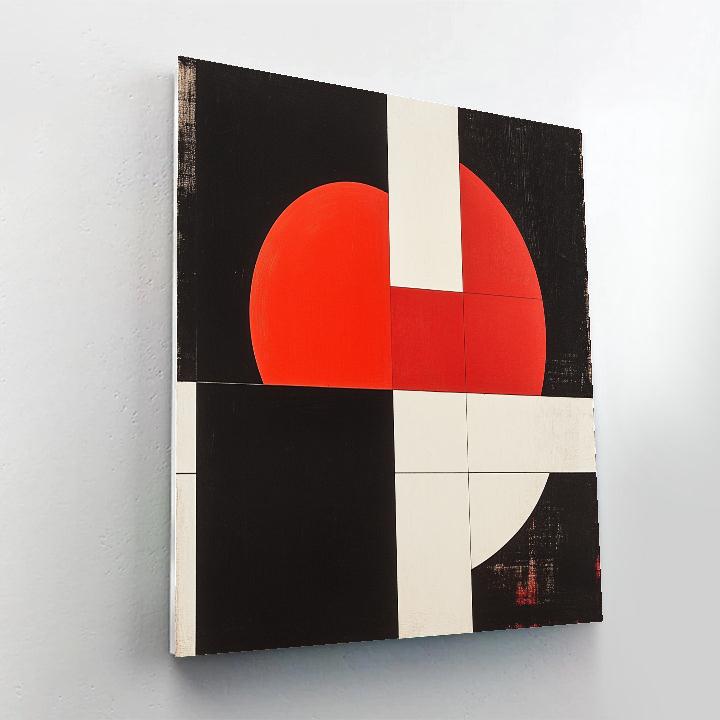 Kazimir Malevich Inspired Cosmic Geometry paint by color