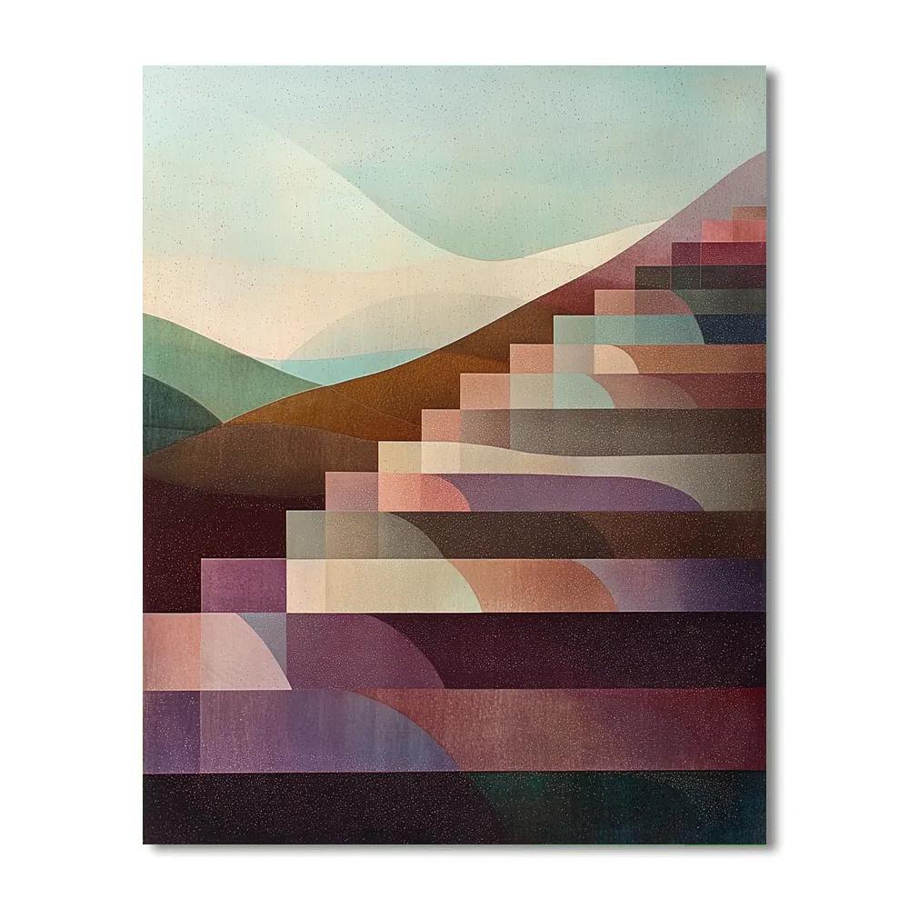 Paul Klee Inspired Nebular Garden Of Quiet Squares DIY paint by numbers