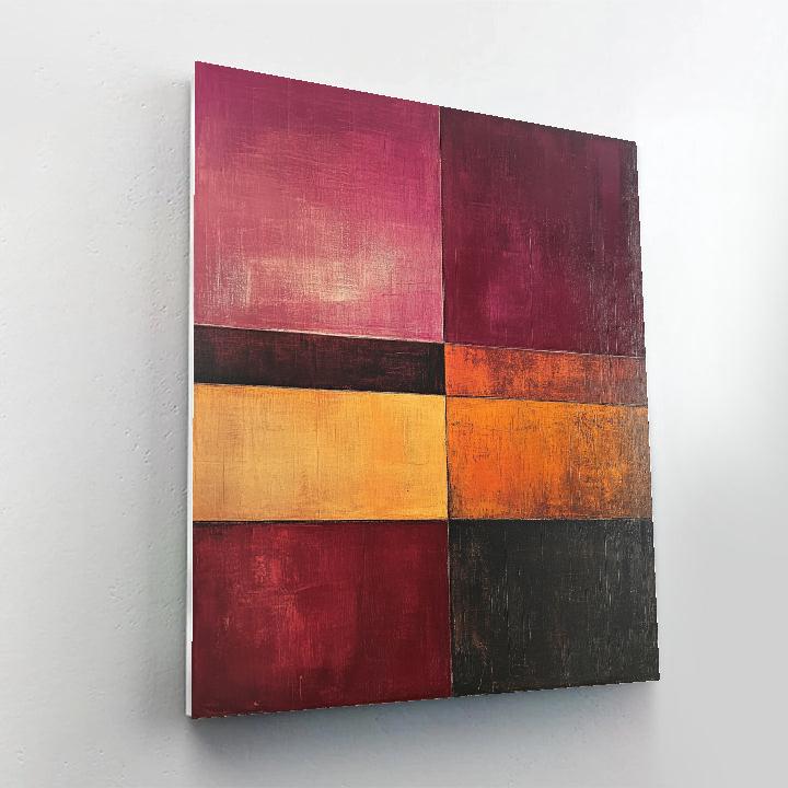 Mark Rothko Inspired Deep Orchard Dusk Paint by numbers art