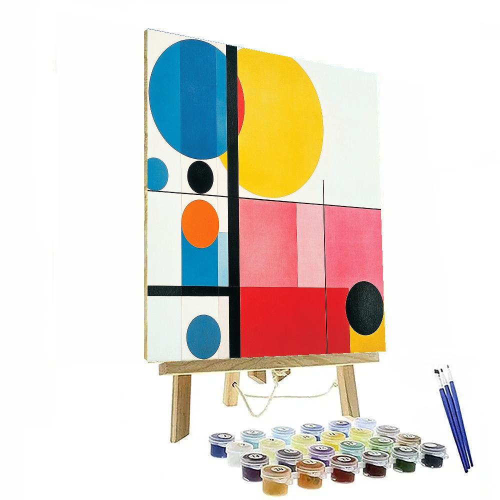 Kazimir Malevich Inspired Pure Form Harmony Numbered painting kits