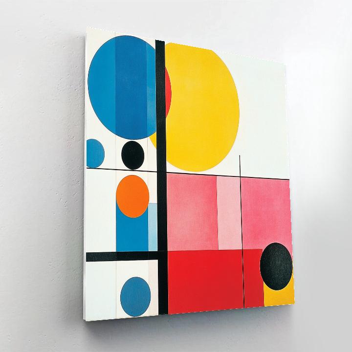 Kazimir Malevich Inspired Pure Form Harmony Numbered painting kits