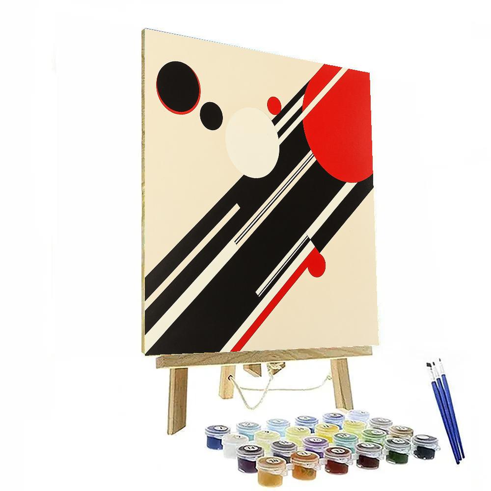 Kazimir Malevich Inspired Spatial Dynamics paint by numbers