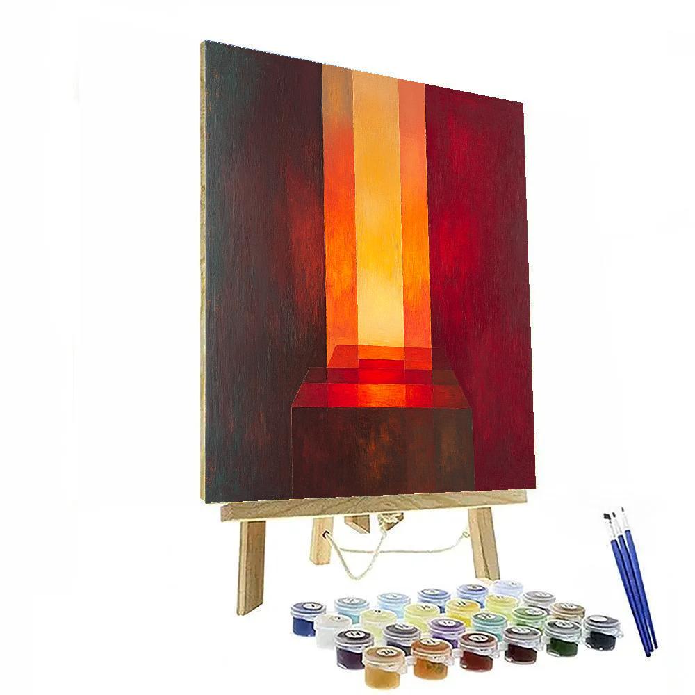 Mark Rothko Inspired Ember Meditation Painting by numbers kit