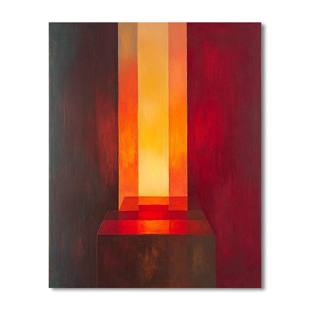 Mark Rothko Inspired Ember Meditation Painting by numbers kit