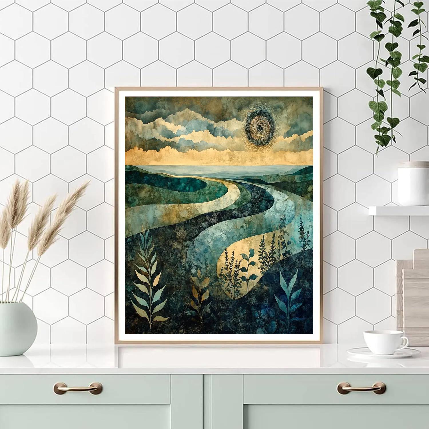 Max Ernst Inspired Dreamscape Garden DIY paint by numbers