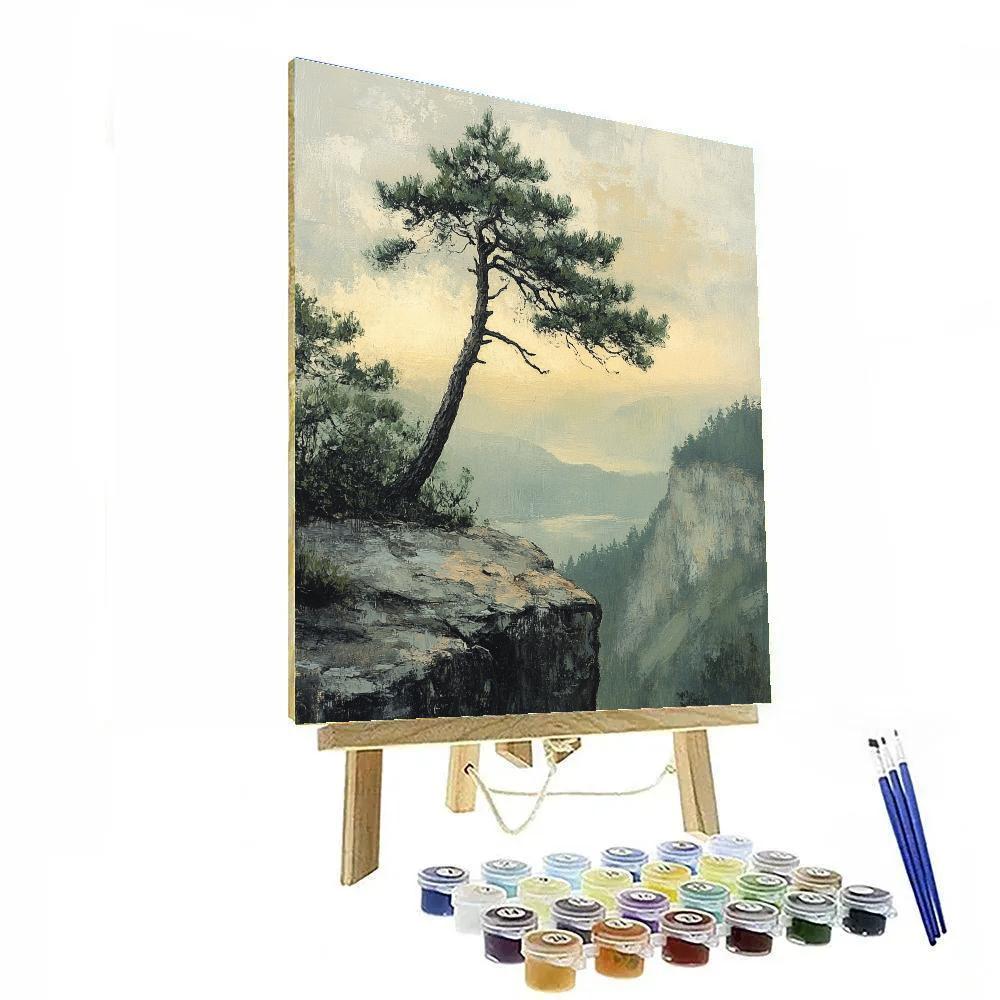 Zhao Mengfu Inspired Ancient Pine Whisper Number painting