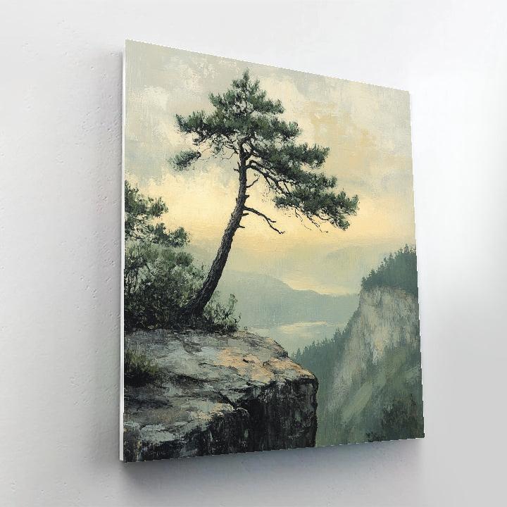 Zhao Mengfu Inspired Ancient Pine Whisper Number painting