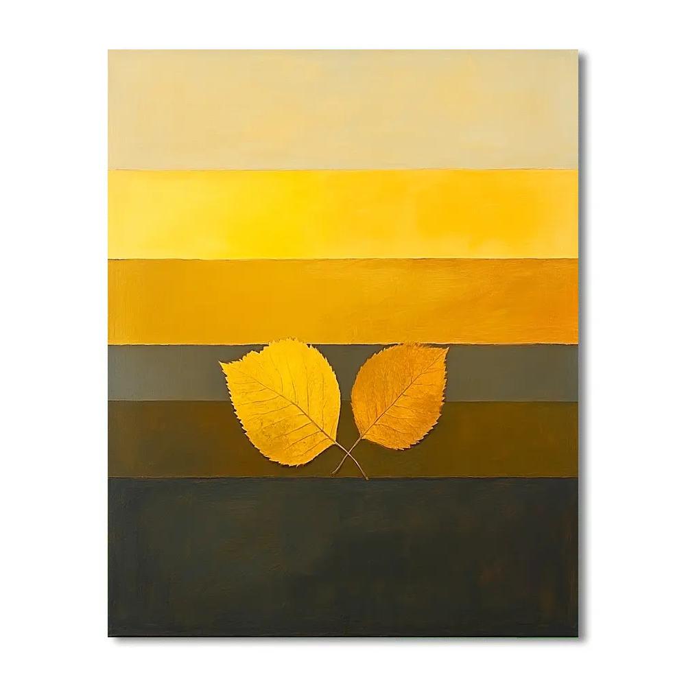 Mark Rothko Inspired Autumn Silence paint by color