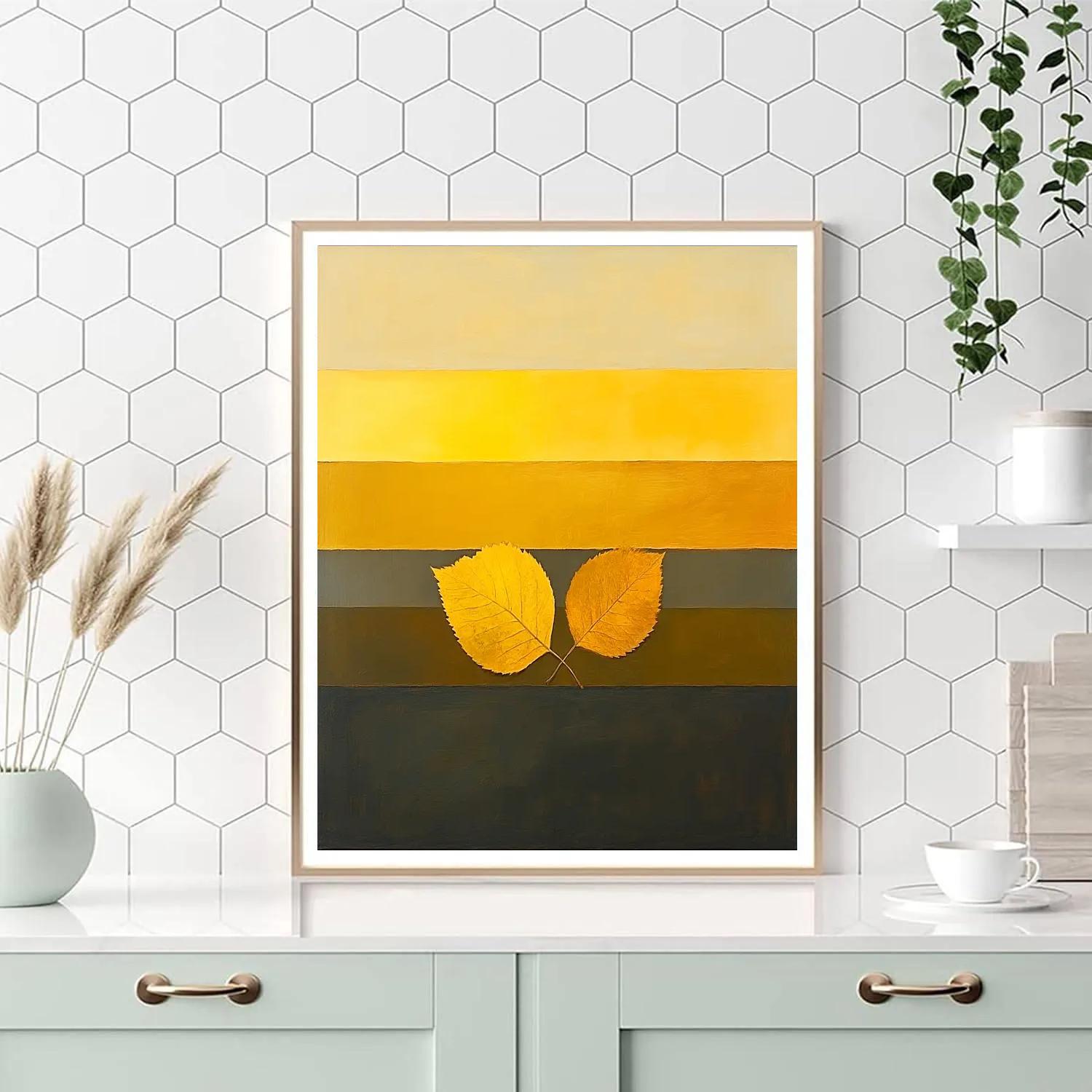 Mark Rothko Inspired Autumn Silence paint by color