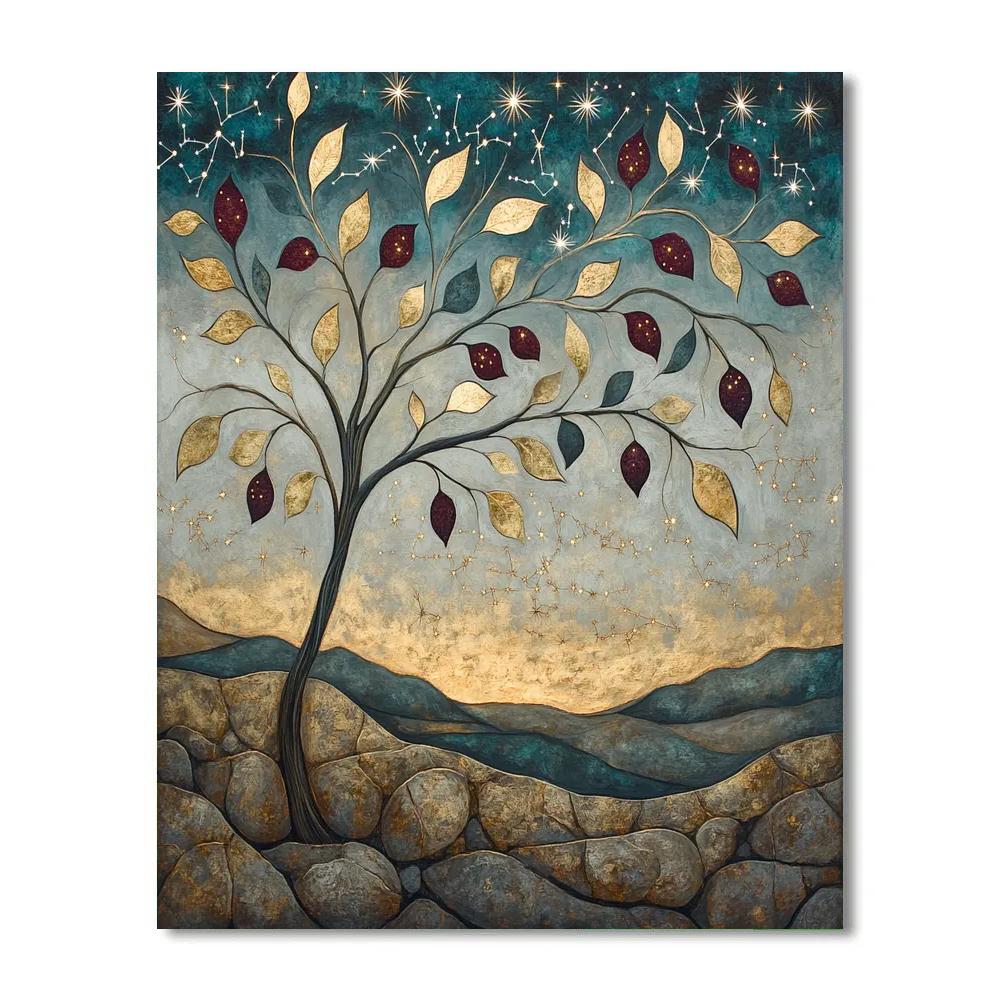 Max Ernst Inspired Celestial Orchard Paint by numbers kits