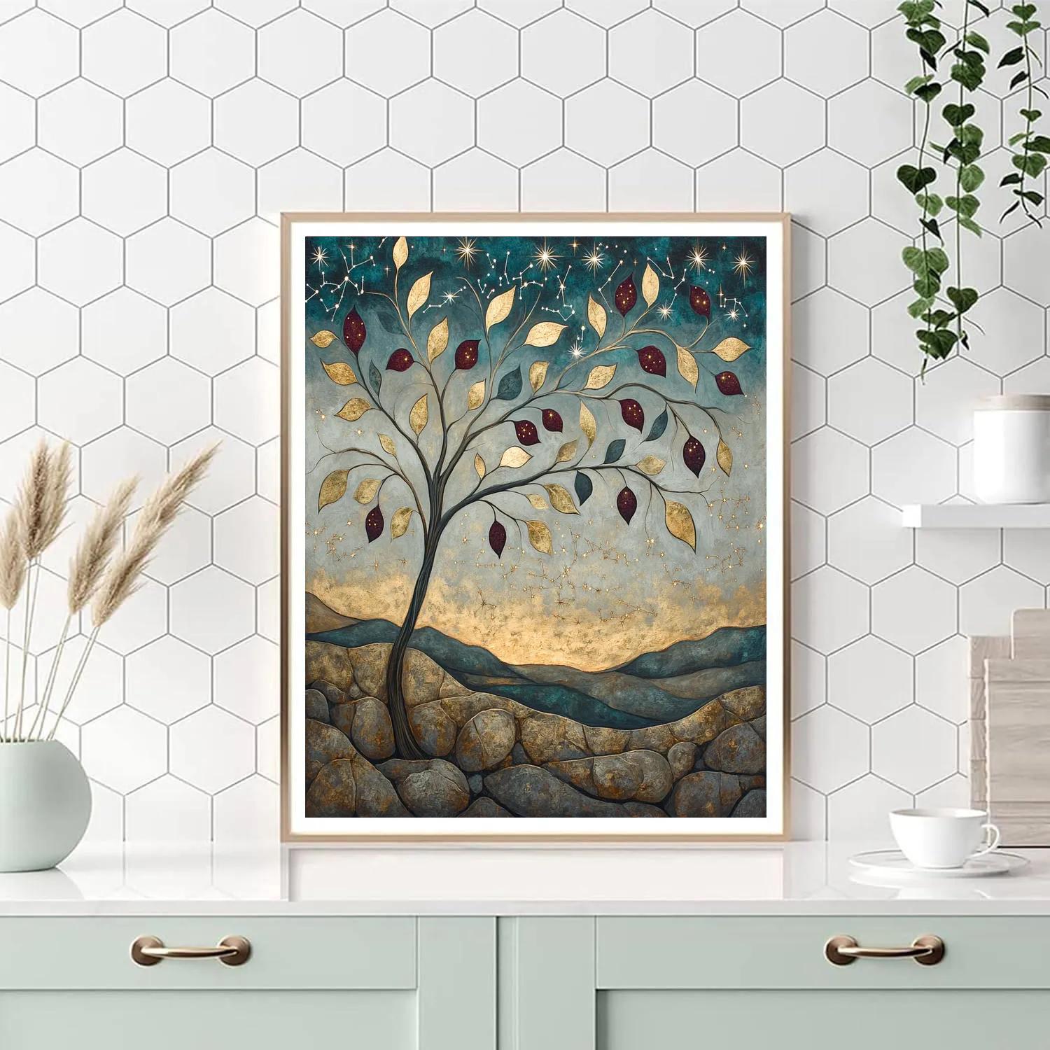 Max Ernst Inspired Celestial Orchard Paint by numbers kits
