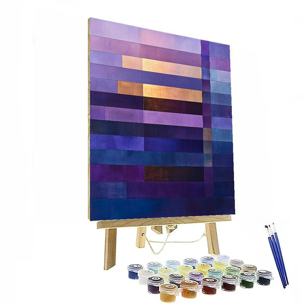 Mark Rothko Inspired Celestial Fold paint by color