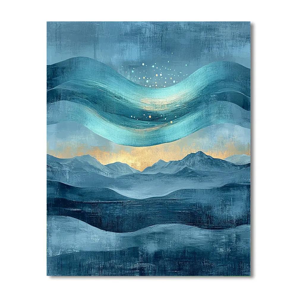 Max Ernst Inspired Veiled Aurora Numbered painting kits