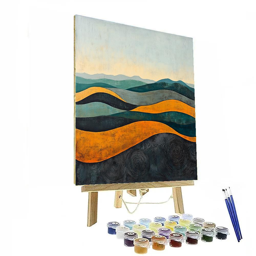 Max Ernst Inspired Timefold Plateau paint by numbers