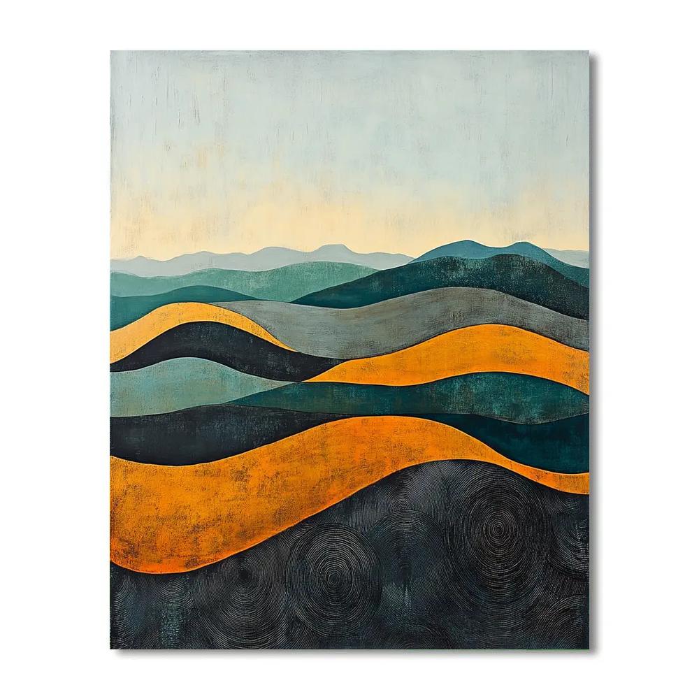 Max Ernst Inspired Timefold Plateau paint by numbers