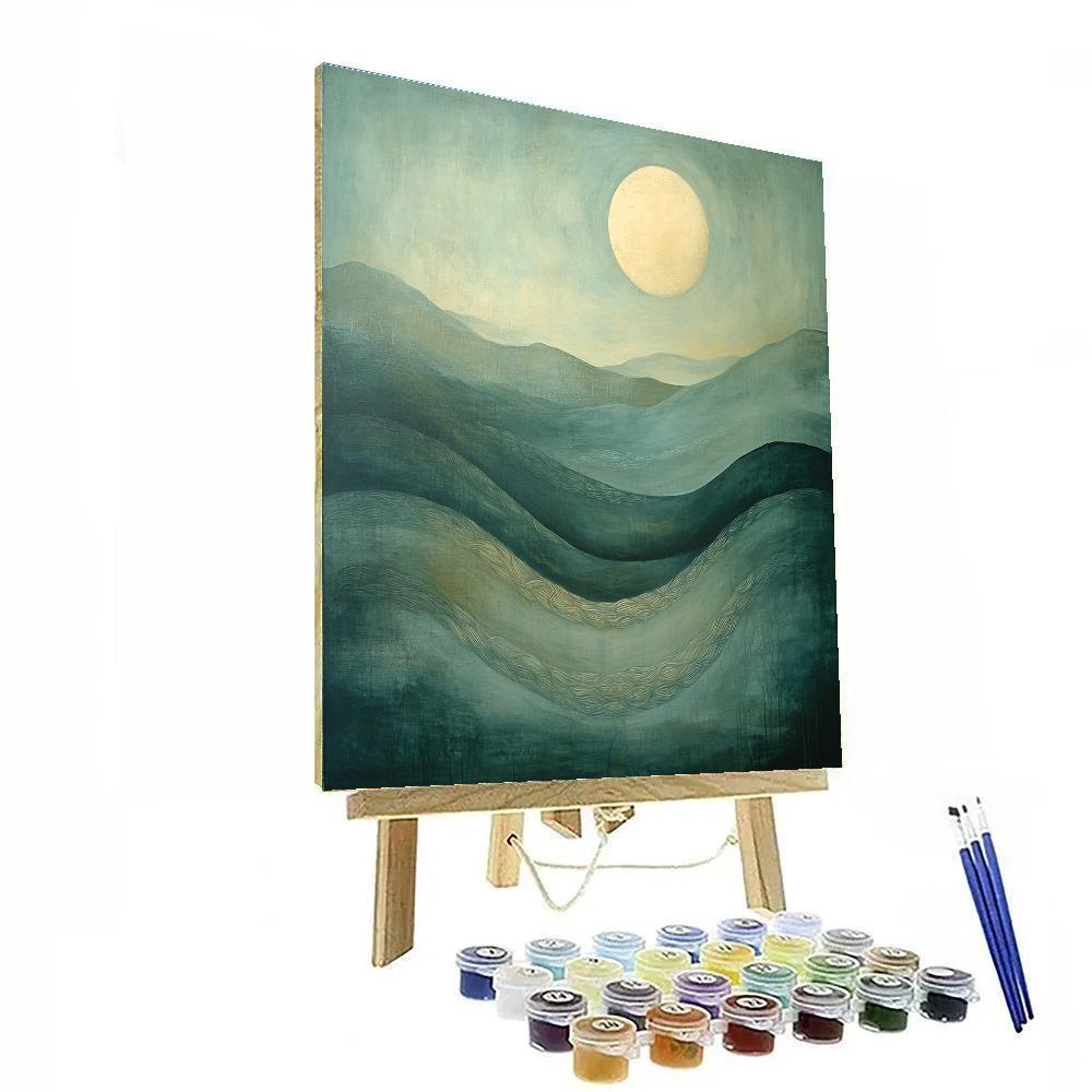 Max Ernst Inspired Whispering Currents Numbered painting kits