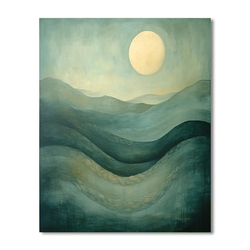 Max Ernst Inspired Whispering Currents Numbered painting kits