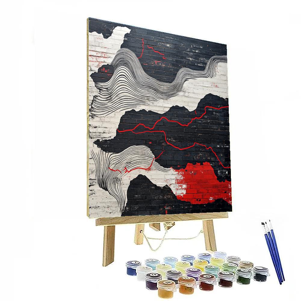 Banksy Inspired Climate Justice Numbered painting kits