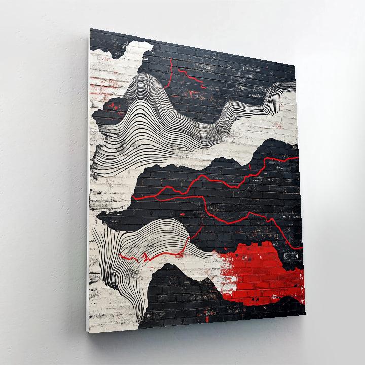 Banksy Inspired Climate Justice Numbered painting kits