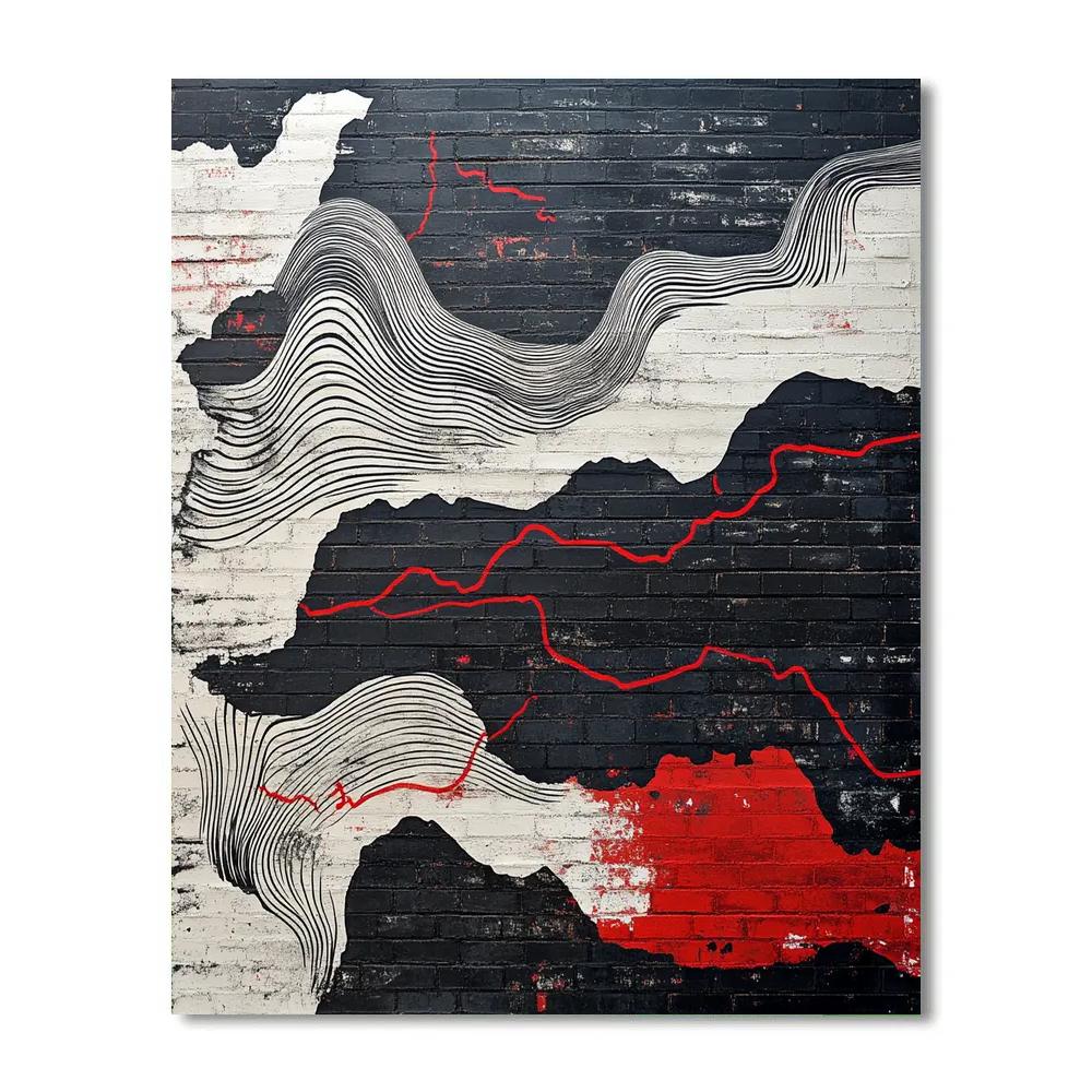Banksy Inspired Climate Justice Numbered painting kits