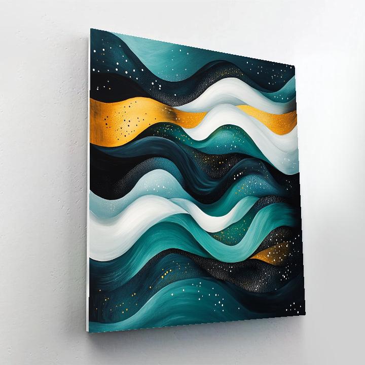 Yayoi Kusama Inspired Ocean Of Dots Paint by numbers art