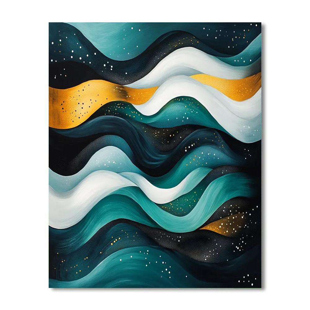 Yayoi Kusama Inspired Ocean Of Dots Paint by numbers art