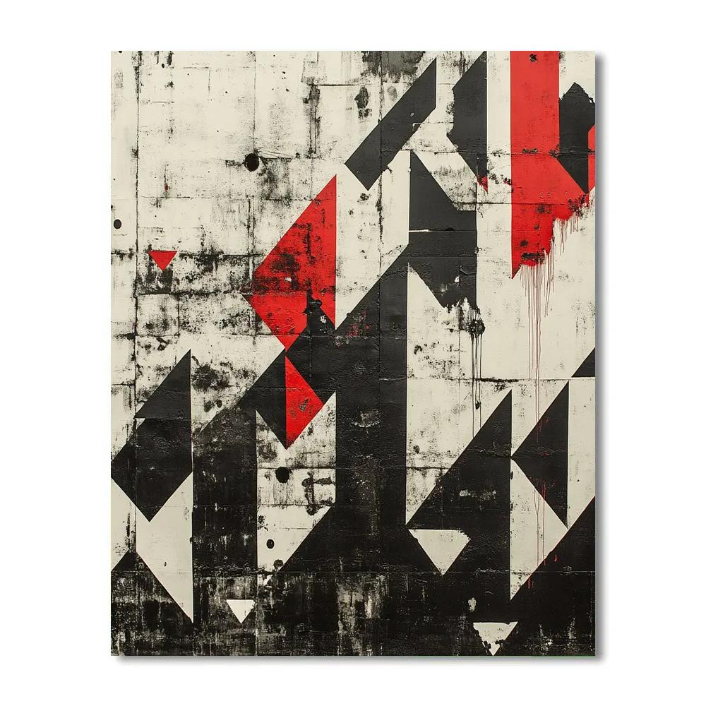 Banksy Inspired Anti Imperialism Number painting