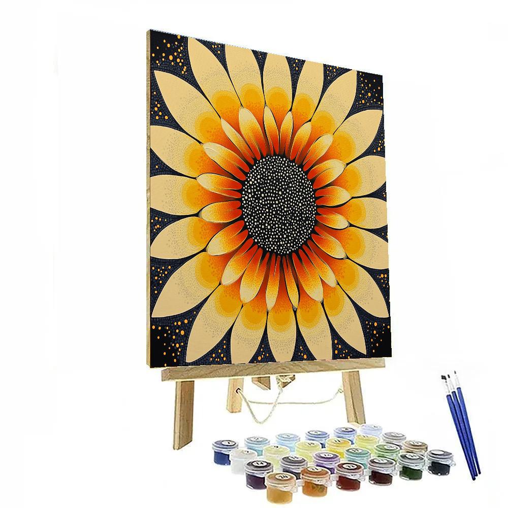 Yayoi Kusama Inspired Solar Bloom Paint by numbers kits