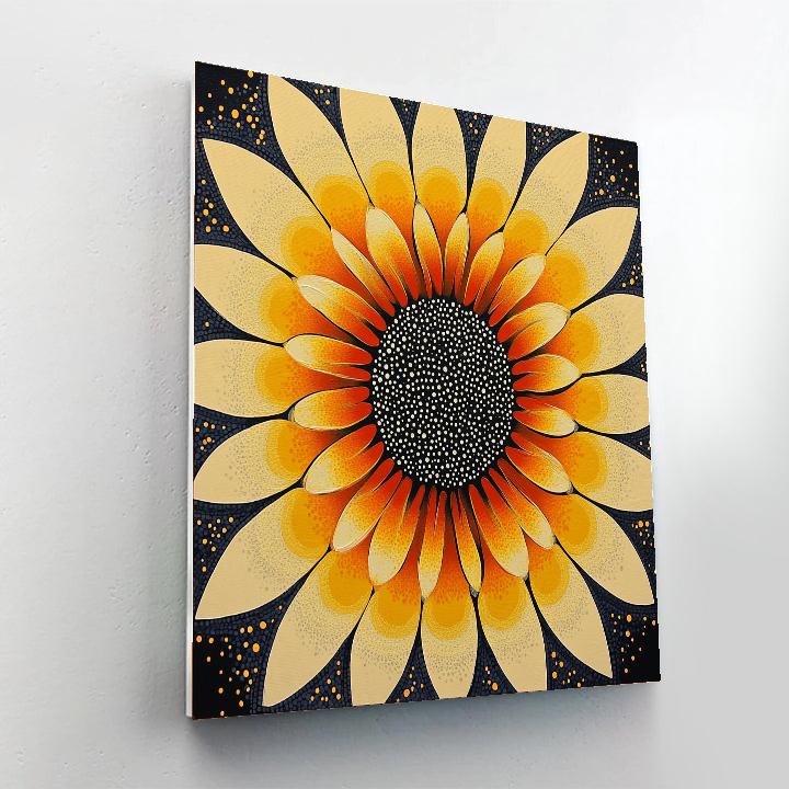 Yayoi Kusama Inspired Solar Bloom Paint by numbers kits