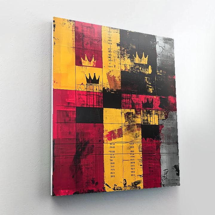 Jean-Michel Basquiat Inspired Market Of Memory DIY paint by numbers