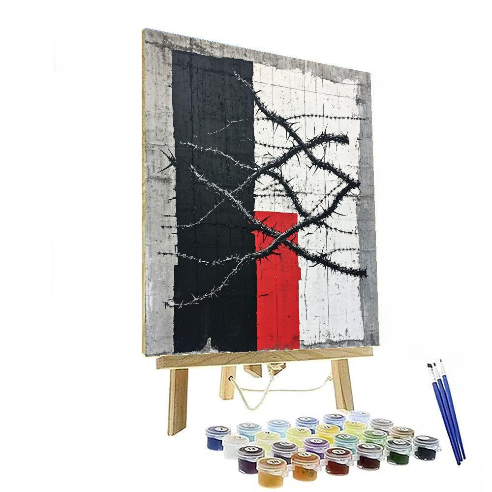 Banksy Inspired Environmental Awakening paint by number