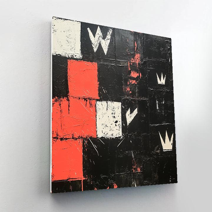Jean-Michel Basquiat Inspired Silent Riot Painting by numbers kit
