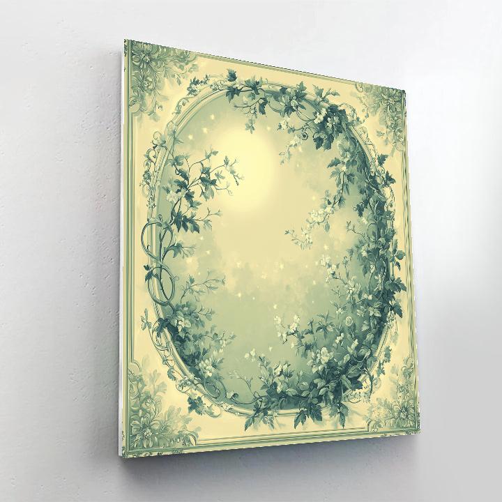 Alphonse Mucha Inspired Moonlit Ivy Symphony paint by numbers