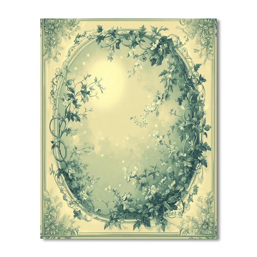 Alphonse Mucha Inspired Moonlit Ivy Symphony paint by numbers