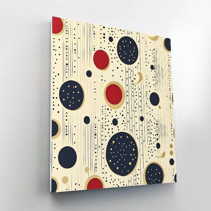 Yayoi Kusama Inspired Lunar Symphony Numbered painting kits