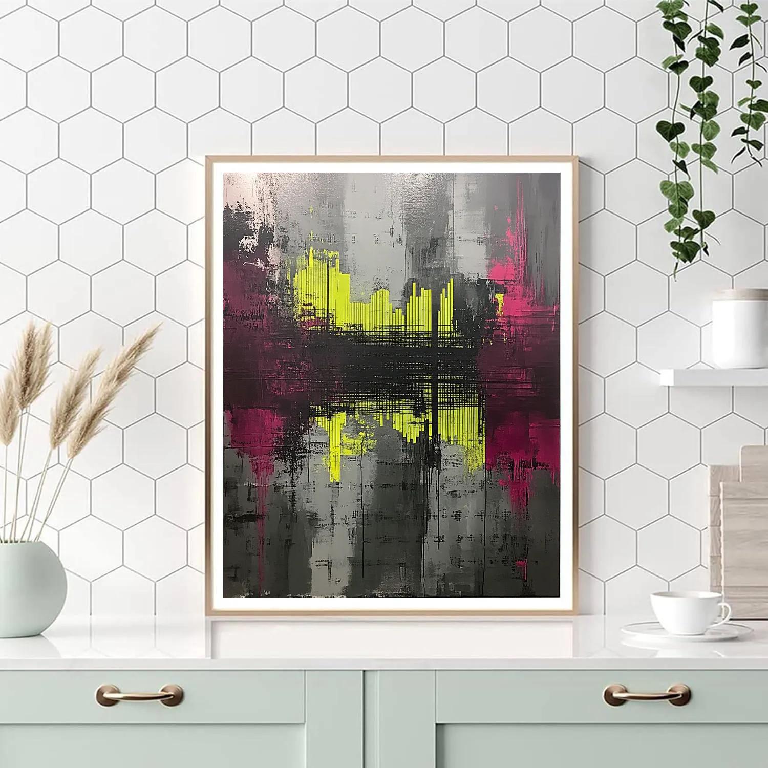 Jean-Michel Basquiat Inspired Static Frequency paint by number