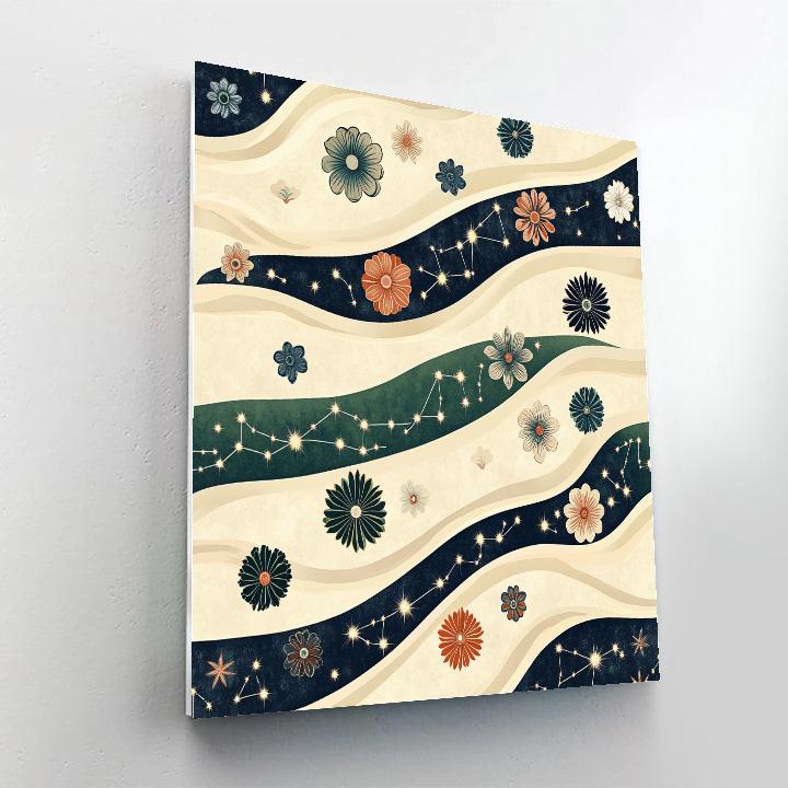 Alphonse Mucha Inspired Garden Of Constellations Painting by numbers kit