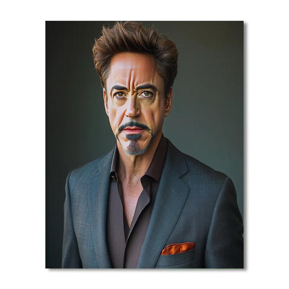 Robert Downey Jr.: The Iron Legacy Forged In Light painting number kit