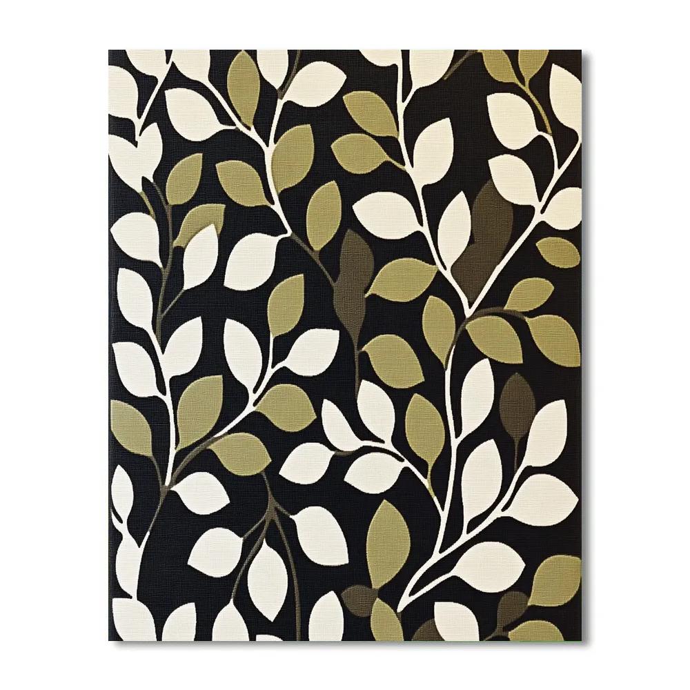M.C. Escher Inspired Optical Tiling Garden paint by numbers